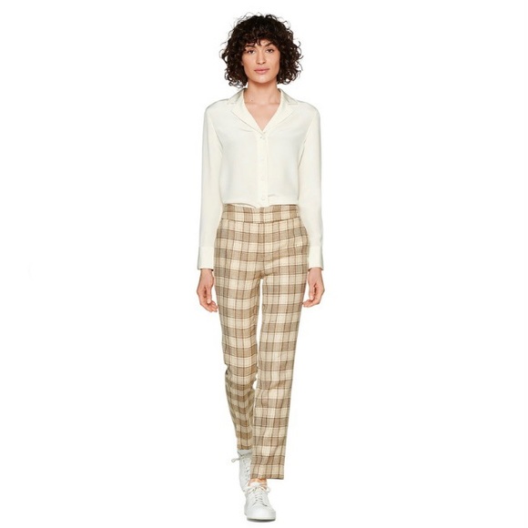 SUISTUDIO Lane Classic Check High Waist Trouser - Picture 6 of 15